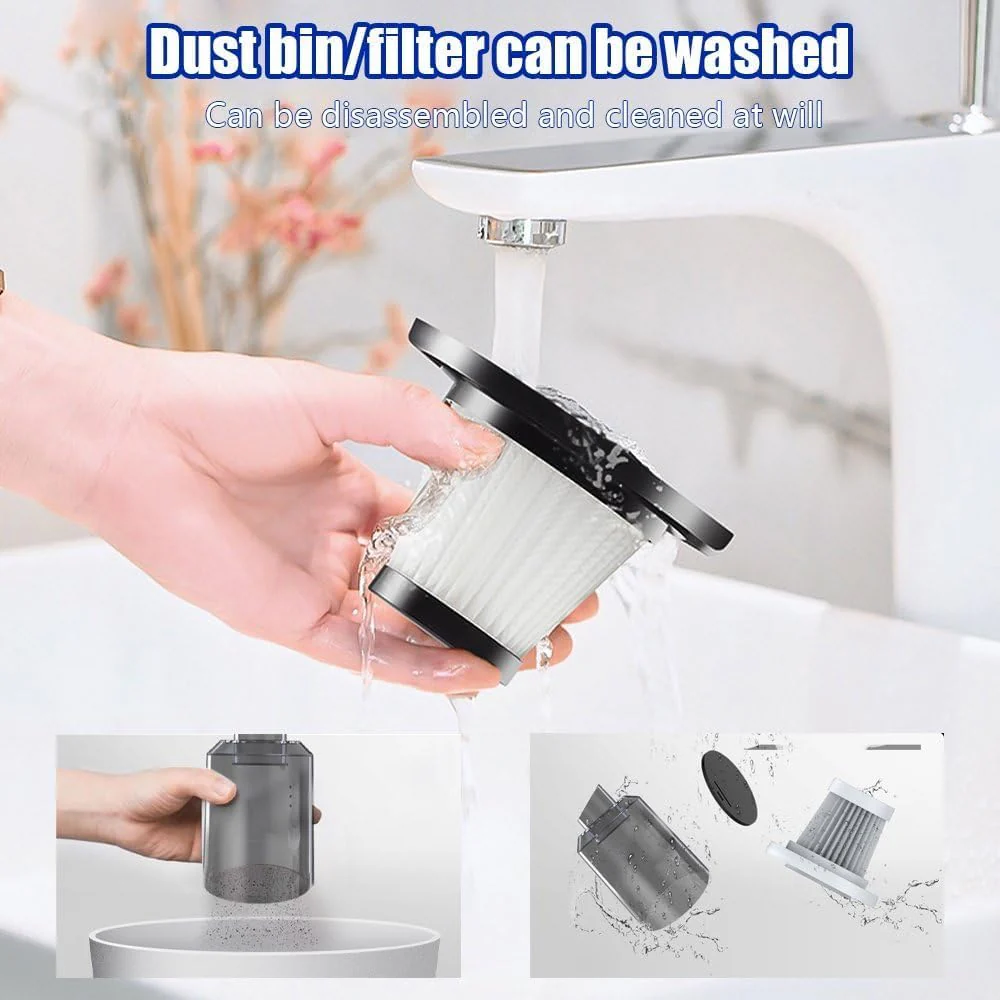 Mini Car Vacuum Cleaner (Rechargeable)